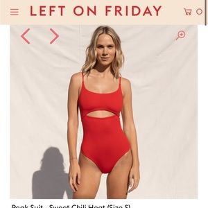 Left on Friday Peak suit